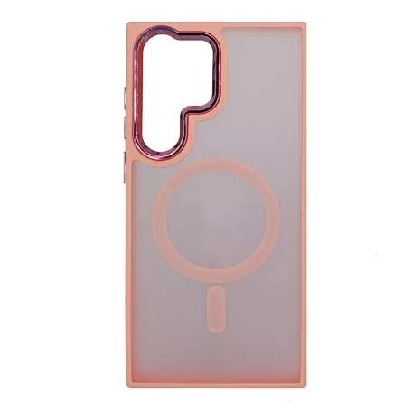 Magsafe Apple iPhone 17 Pro (6.3) TPU/PC tok (vezetéknélküli töltéshez) pink