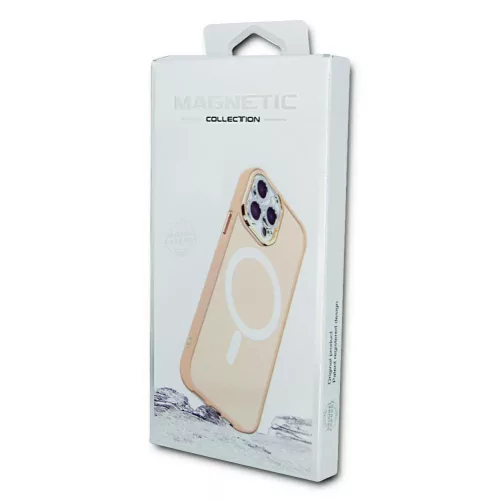 Magsafe Apple iPhone 17 Pro (6.3) TPU/PC tok (vezetéknélküli töltéshez) pink