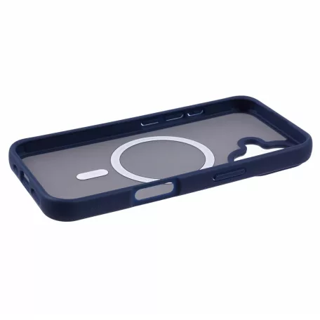 Magsafe Apple iPhone 17 Air (6.6) TPU/PC tok (vezetéknélküli töltéshez) kék