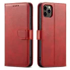 Marva Wallet Xiaomi 15T Pro oldalra nyíló ökobőr könyvtok szilikon belsővel piros