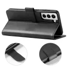 Marva Wallet Xiaomi Redmi Note 15 5G oldalra nyíló ökobőr könyvtok szilikon belsővel fekete