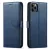 Marva Wallet Xiaomi Redmi Note 15 Pro 5G oldalra nyíló ökobőr könyvtok szilikon belsővel kék