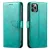 Marva Wallet Xiaomi Redmi Note 15 Pro 5G oldalra nyíló ökobőr könyvtok szilikon belsővel zöld