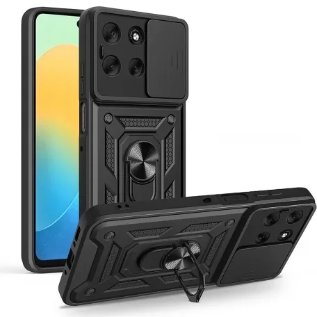 Defender Slide Xiaomi Redmi Note 15 5G por- és ütésálló tok fekete