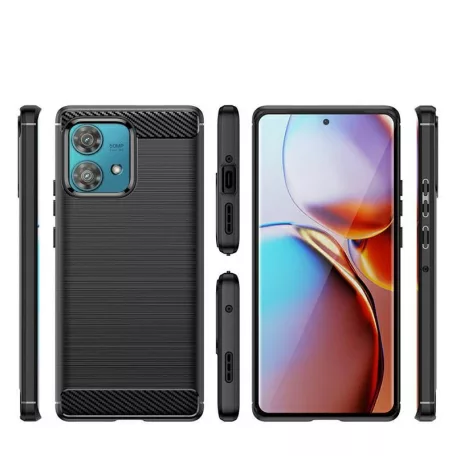 Carbon Pro Xiaomi 17 Ultra ütésálló TPU vékony szilikon tok fekete