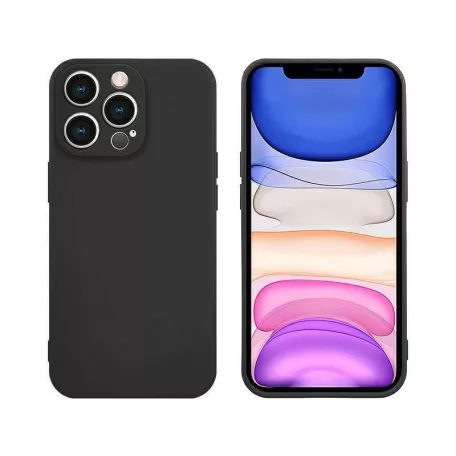 Tint Case - Xiaomi 17 fekete szilikon tok