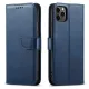 Marva Wallet Samsung A276 Galaxy A27 5G oldalra nyíló ökobőr könyvtok szilikon belsővel kék