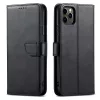 Marva Wallet Xiaomi Redmi 17 oldalra nyíló ökobőr könyvtok szilikon belsővel fekete