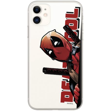 Marvel szilikon tok - Deadpool 002 Apple iPhone 14 (6.1) piros (MPCDPOOL967)