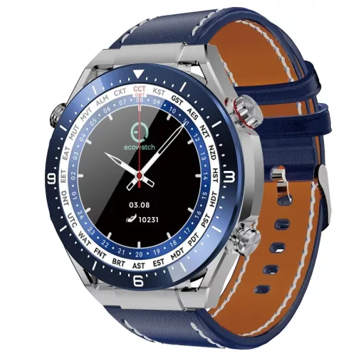 Maxcom Ecowatch1 fémházas IP67 okosóra pulzus és vérnyomásmérővel ezüst
