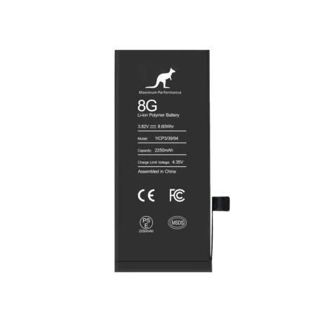 Apple iPhone 8 magas kapacitású akkumulátor Li-Ion 2250mAh