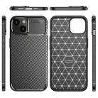 Carbon Armor Apple iPhone 16e / 17e (6.1) vékony szilikon tok fekete