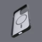 Etteri Matt  Samsung S921 Galaxy S24 (2024) mágneses MagSafe tok (vezetéknélküli töltéshez) fekete