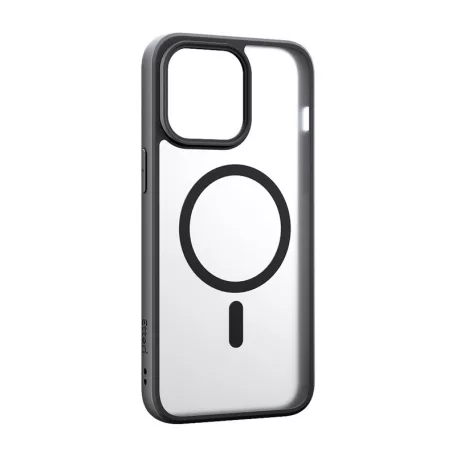 Etteri Matt  Samsung S928 Galaxy S24 Ultra (2024) mágneses MagSafe tok (vezetéknélküli töltéshez) fekete