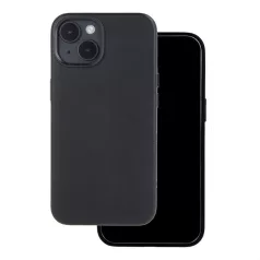   Mag Leather Apple iPhone 16 (6.1) MagSafe tok (vezetéknélküli töltéshez) fekete