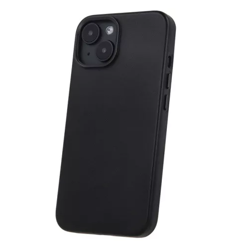 Mag Leather Apple iPhone 16 Plus (6.7) MagSafe tok (vezetéknélküli töltéshez) fekete