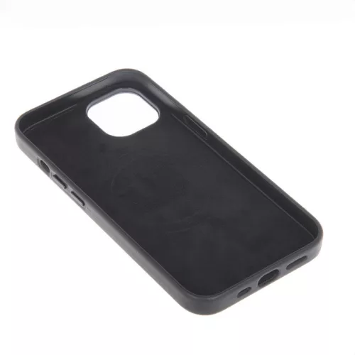 Mag Leather Apple iPhone 16 Plus (6.7) MagSafe tok (vezetéknélküli töltéshez) fekete
