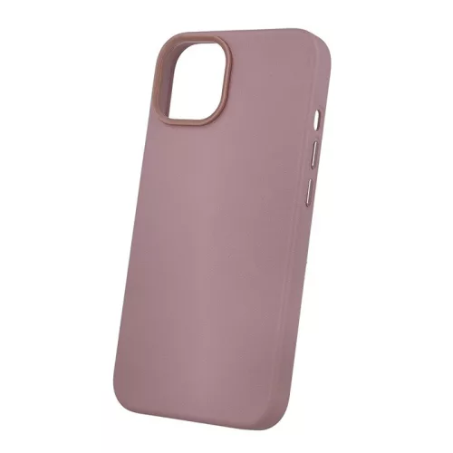 Mag Leather Apple iPhone 16 (6.1) MagSafe tok (vezetéknélküli töltéshez) pink