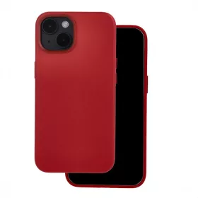   Mag Leather Apple iPhone 16 (6.1) MagSafe tok (vezetéknélküli töltéshez) piros