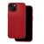 Mag Leather Apple iPhone 16 (6.1) MagSafe tok (vezetéknélküli töltéshez) piros