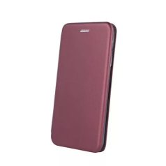   Forcell Elegance Samsung A366 Galaxy A36 5G oldalra nyíló mágneses könyv tok szilikon belsővel burgundi