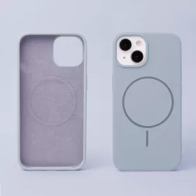   Silicon Thin Mag Apple iPhone 15 Pro (6.1) Magsafe TPU tok világoskék