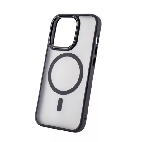 Frozen Mag Magsafe Samsung S938 Galaxy S25 Ultra ütésálló TPU tok fekete