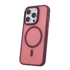   Frozen Mag Magsafe Samsung S938 Galaxy S25 Ultra ütésálló TPU tok piros