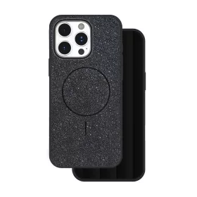   Glitter Thin Mag Apple iPhone 15 Pro (6.1) Magsafe TPU tok fekete
