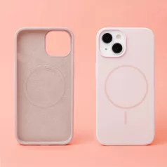   Silicon Thin Mag Apple iPhone 16e / 17e (6.1) Magsafe TPU tok pink