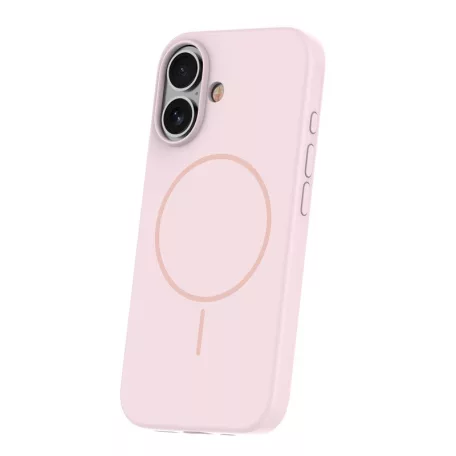 Silicon Thin Mag Apple iPhone 16e (6.1) Magsafe TPU tok pink