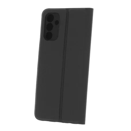 Smart Soft Samsung S711 Galaxy S23 FE (2023) oldalra nyíló mágneses könyv tok szilikon belsővel fekete