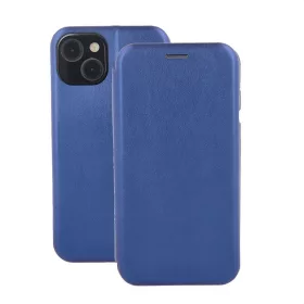   Forcell Elegance Samsung A556 Galaxy A55 5G oldalra nyíló mágneses könyv tok szilikon belsővel kék