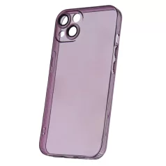   Slim Color Xiaomi Redmi 13C 4G áttetsző lila hátlapvédő TPU tok kamera lencsevédővel
