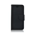 Fancy Xiaomi Redmi 13C 4G / 5G oldalra nyíló mágneses könyv tok szilikon belsővel fekete