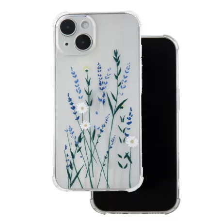 Ultra Trendy - Samsung A256 Galaxy A25 5G virágmintás ütésűálló szilikon tok (Meadow3)