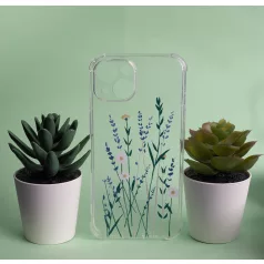   Ultra Trendy - Samsung A057 Galaxy A05S virágmintás ütésűálló szilikon tok (Meadow3)