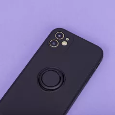   Samsung A057 Galaxy A05s  telefontartó gyűrűs TPU tok fekete