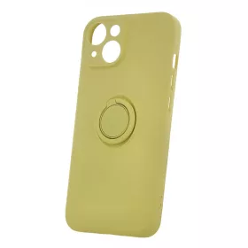 Finger Grip Apple iPhone 15 (6.1) ujjgyűrűs sárga TPU tok