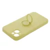 Finger Grip Apple iPhone 15 (6.1) ujjgyűrűs sárga TPU tok