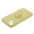 Finger Grip Apple iPhone 15 (6.1) ujjgyűrűs sárga TPU tok