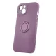Finger Grip Apple iPhone 15 (6.1) ujjgyűrűs lila TPU tok