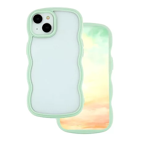 Wawe Samsung A556 Galaxy A55 5G ütésálló TPU tok zöld