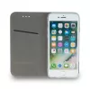 Smart magnet Apple iPhone 16 Pro (6.3) oldalra nyíló mágneses könyv tok szilikon belsővel burgundi