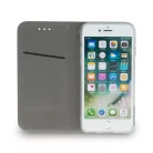 Smart magnet Apple iPhone 16 Pro (6.3) oldalra nyíló mágneses könyv tok szilikon belsővel burgundi