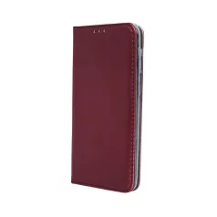   Smart magnet Honor 200 oldalra nyíló mágneses könyv tok szilikon belsővel burgundi