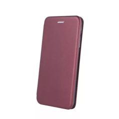   Forcell Elegance  Xiaomi Redmi 13 4G / Redmi 13 5G oldalra nyíló mágneses könyv tok szilikon belsővel burgundi