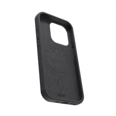   Etteri Silicone Apple iPhone 15 Pro Max (6.7) mágneses MagSafe tok (vezetéknélküli töltéshez) fekete