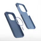 Etteri Silicone Apple iPhone 16 Pro (6.3) mágneses MagSafe tok (vezetéknélküli töltéshez) kék