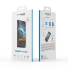 Forever Apple iPhone 16 Pro / 17 / 17 Pro tokbarát, 9H keménységű előlapi üvegfólia (csak a sík felületet védi)
